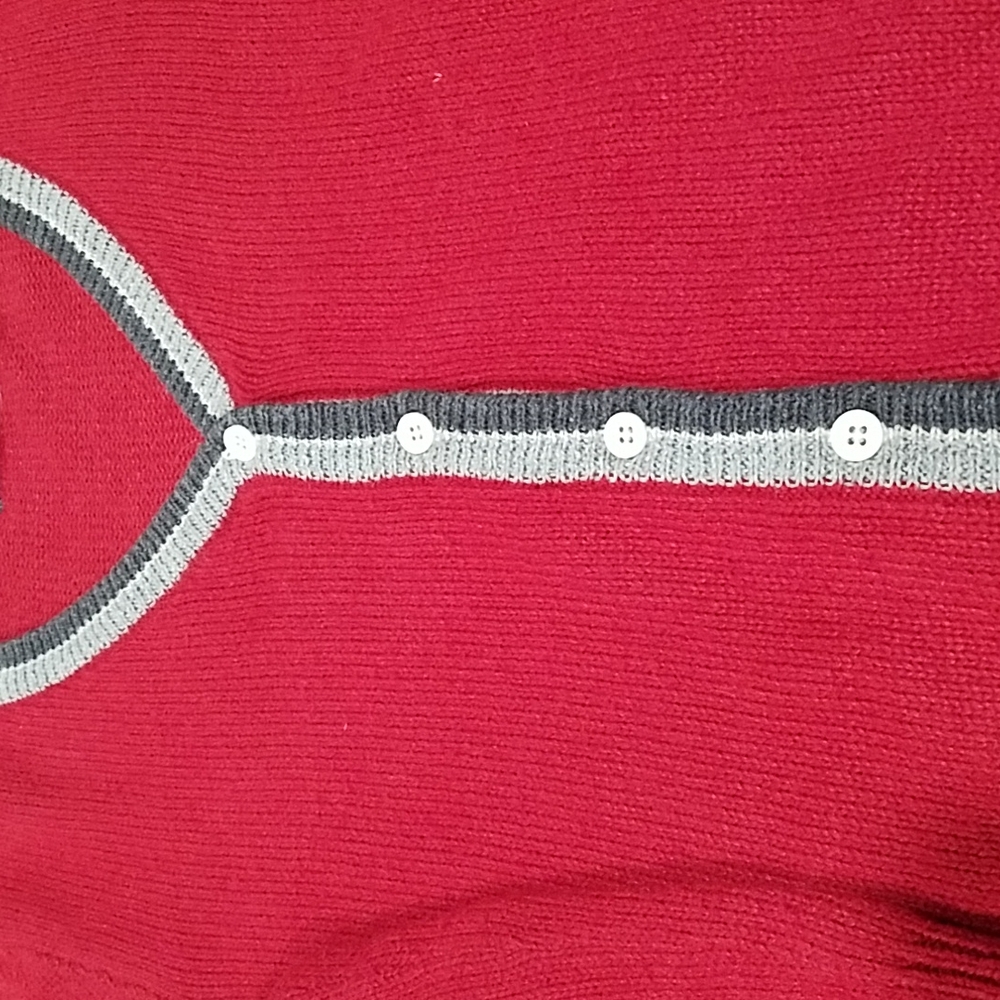 Copper Key Vneck Button Front Cardigan - Picture 4 of 11